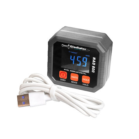 Nivelador angular digital Gladiator 4×90° recargable