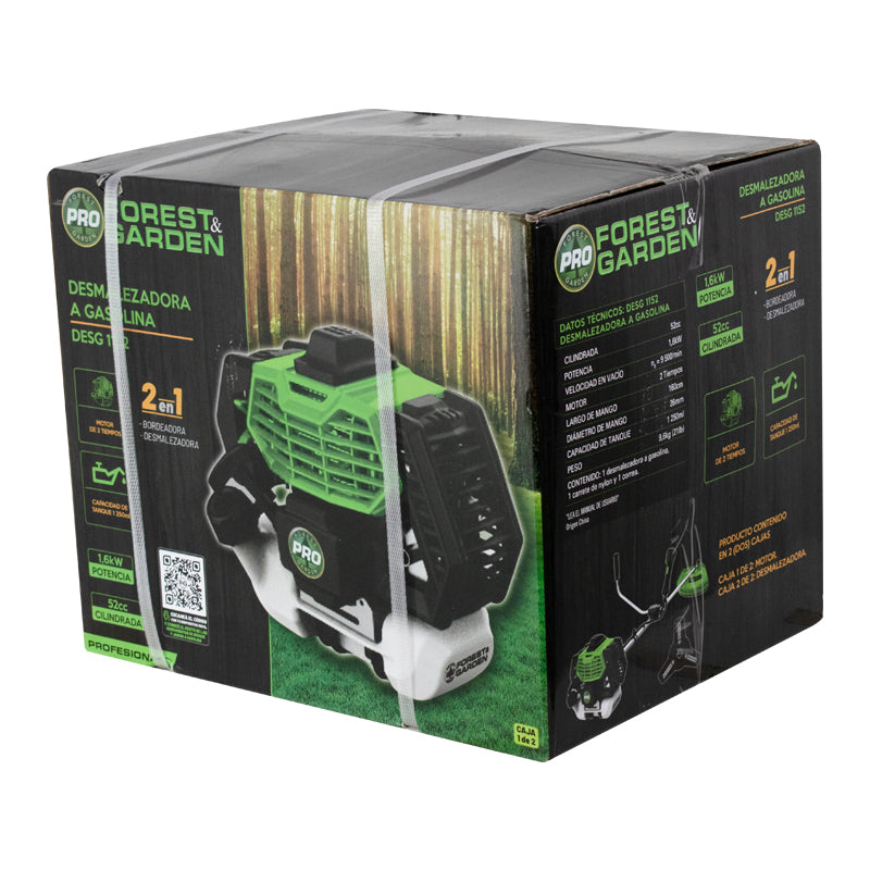 Desbrozadora a gasolina 52 cc 2T Forest & Garden