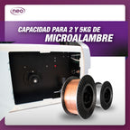 Soldadora Inversor 250 A Microalambre y Electrodo – Alta Versatilidad
