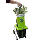 Trituradora eléctrica 2,500 W 50 L – 40 mm de corte